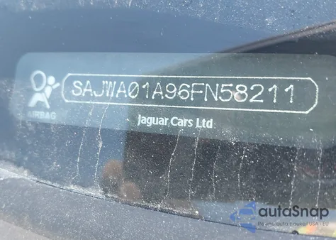 2006 Jaguar S-Type 3.0L V6 из США, поврежденный, VIN SAJWA01A96FN58211